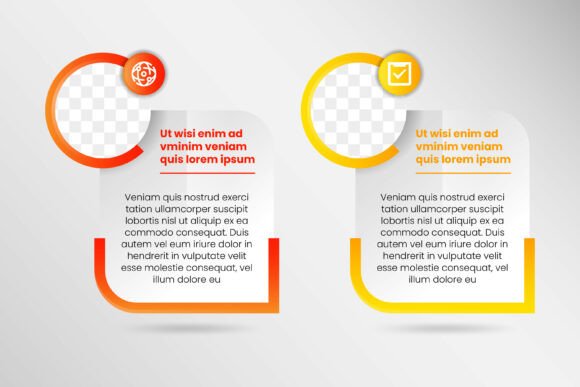 Circle Rectangle Infographic: A Graphic Design Asset for Modern Branding and Local Business Use