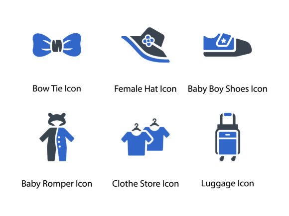 Clothes Fashion Icon Set 10 Review for Real Projects