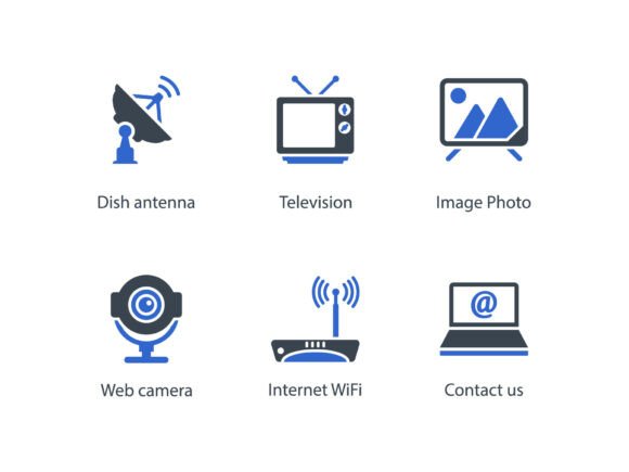 Communication Icon Set 2: A Designer’s Take for Small Business Branding
