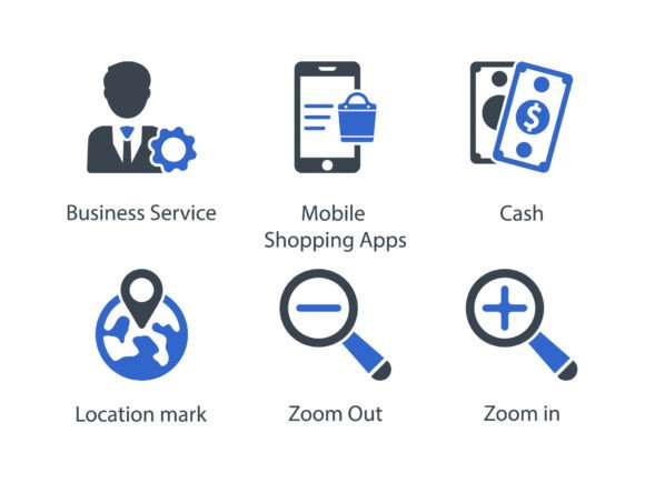 E Commerce Shopping Icon Set 11: A Versatile Graphic Design Asset