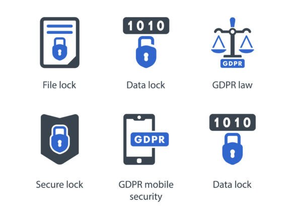 GDPR Icon Set 2: A Practical Graphic Design Asset for Local Business Branding