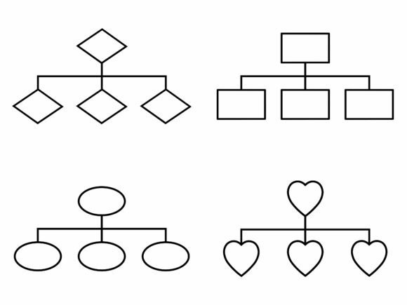 Organization Hierarchy Chart Infographic: A Versatile Graphic Design Asset for Crafters