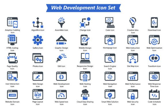 Web Development Icon Set: A Designer’s Perspective on Modern Branding Graphics
